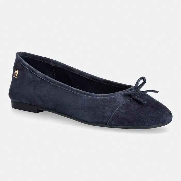 Tommy Hilfiger süet balerina HILFIGER SUEDE BALLERINA