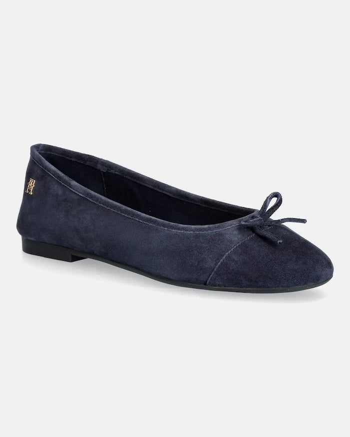 Tommy Hilfiger süet balerina HILFIGER SUEDE BALLERINA