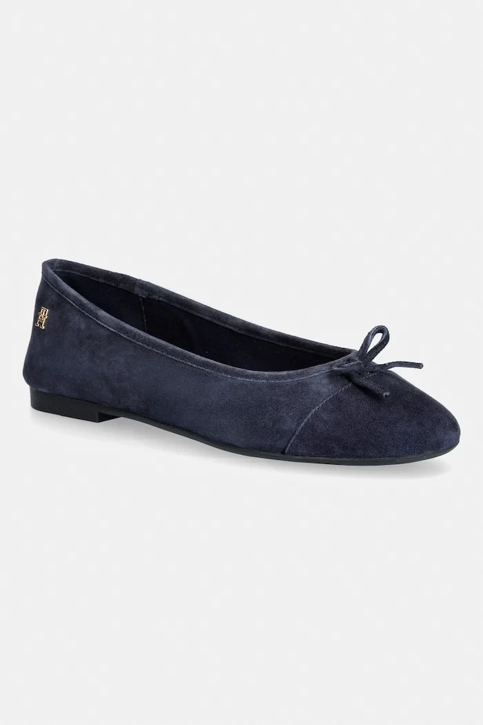 Tommy Hilfiger süet balerina HILFIGER SUEDE BALLERINA