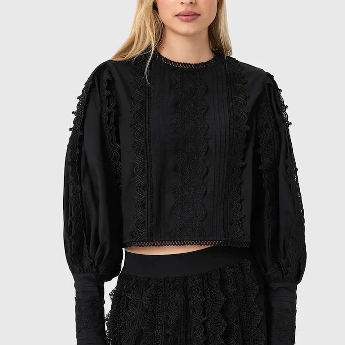 Памучна блуза AllSaints HART