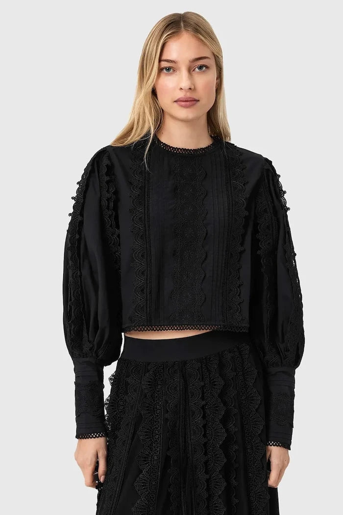Памучна блуза AllSaints HART