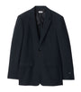 Burberry Navy Wool-Mohair Slim Tailored Blazer