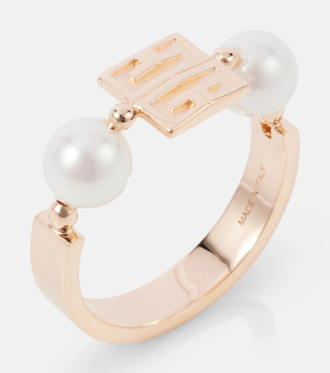 Givenchy - 4G faux pearl ring