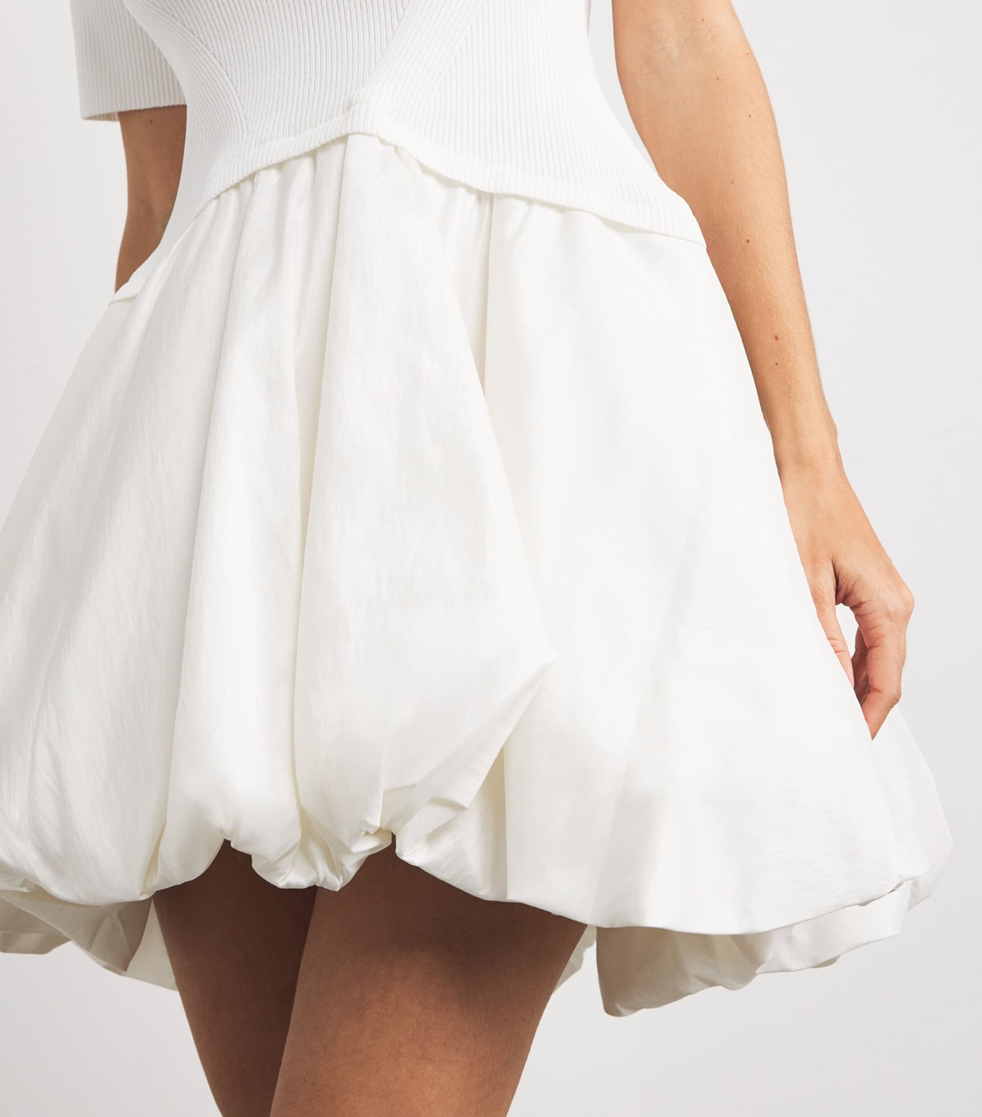 Ivory Kenny Bubble Mini Dress
