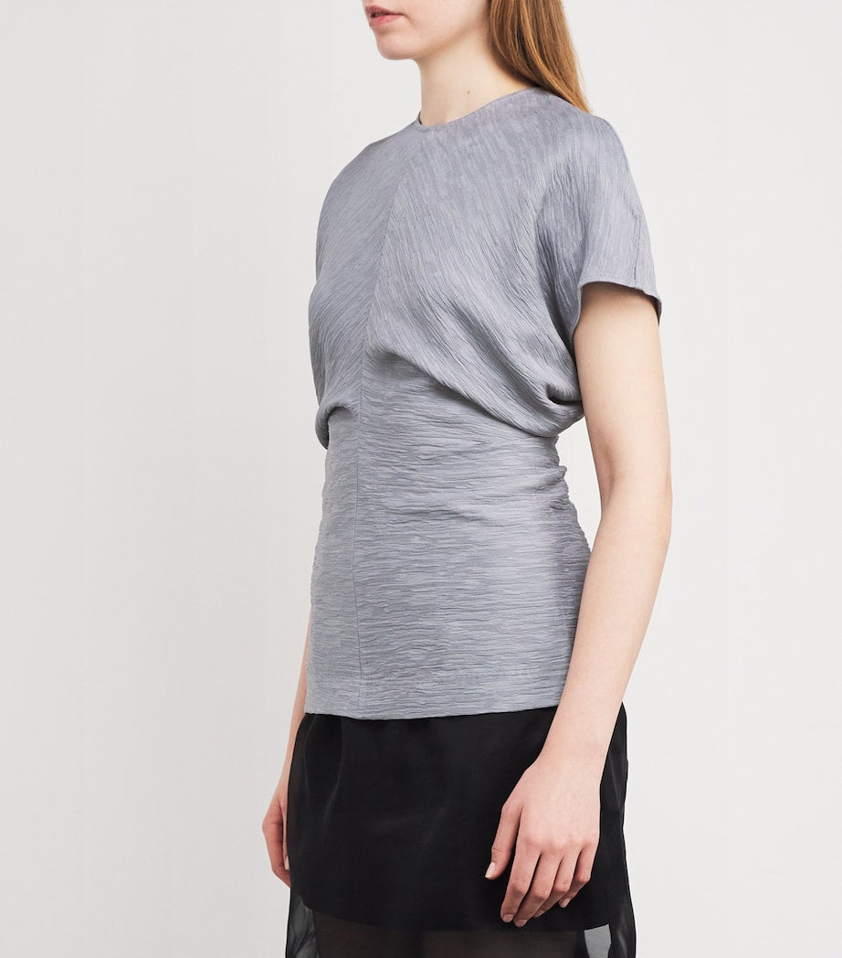 Blue Mistral Slouch-Waist Top