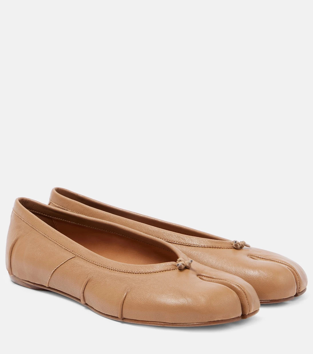 Maison Margiela - Tabi leather ballet flats