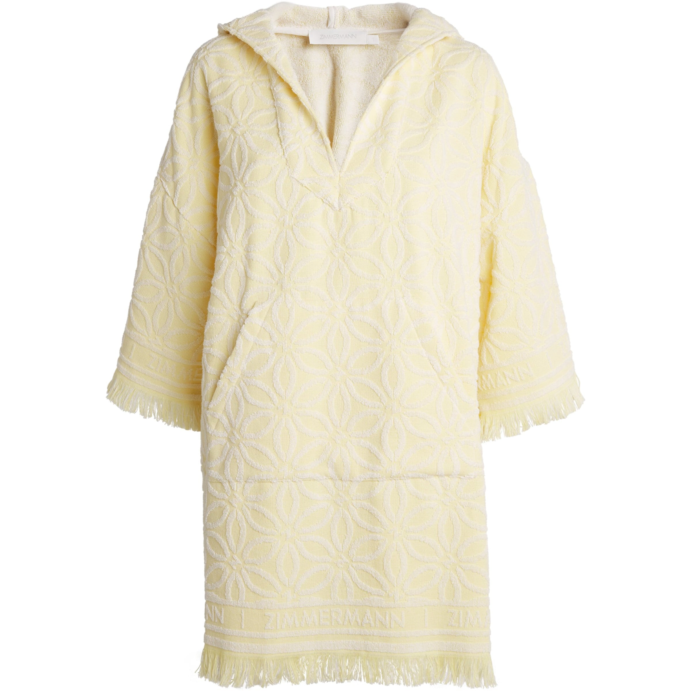 Cotton Towelling Coco Hooded Mini Dress