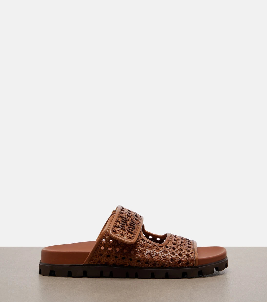 Miu Miu - Woven leather sandals