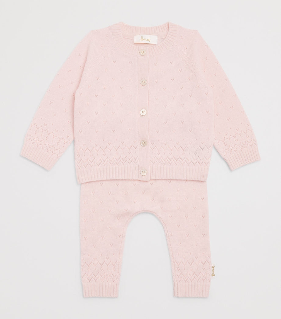 Cashmere Cable-Knit Trousers (0-18 Months)