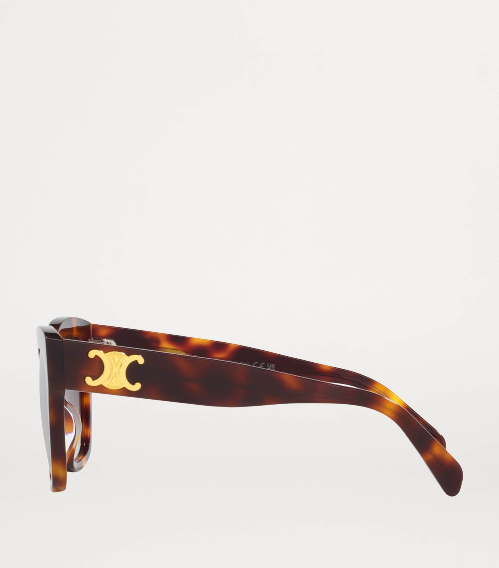 Tortoiseshell Triomphe Square Sunglasses