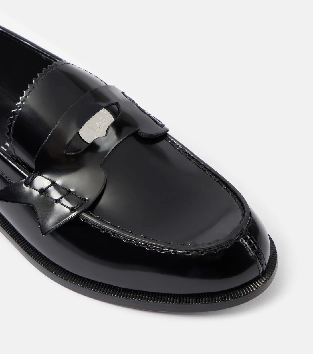 Christian Louboutin - Penny leather loafers