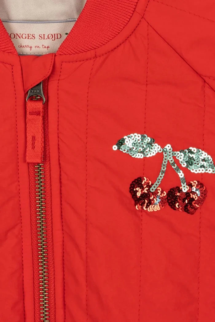 Детско яке бомбър Konges Sløjd JUNO SEQUIN BOMBER JACKET