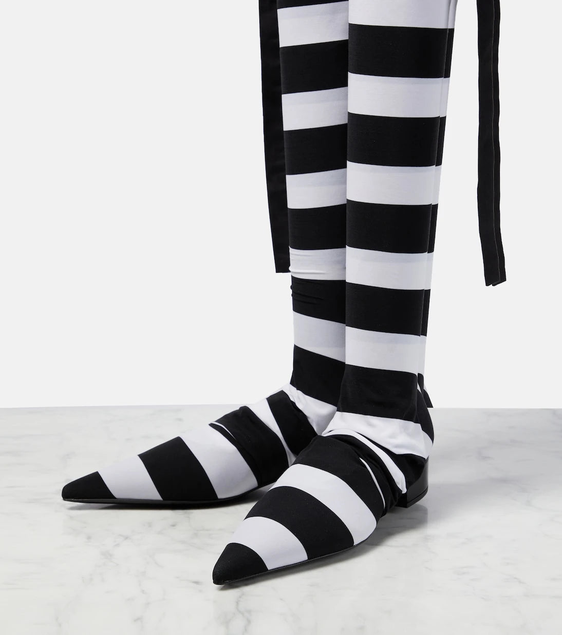 Dolce&Gabbana - Portofino striped over-the-knee boots