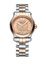 Chopard Rose Gold, Stainless Steel and Diamond Happy Sport Automatic Watch 36mm
