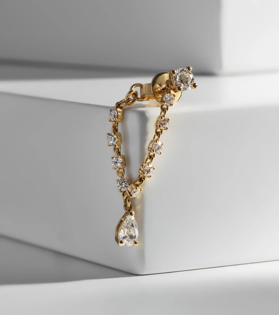 Anita Ko - Olivia 18kt gold single earring with diamonds