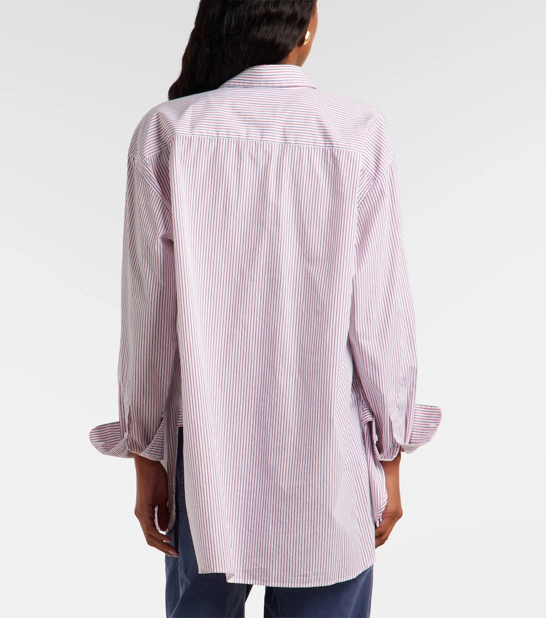 Nili Lotan - Yorke striped cotton shirt