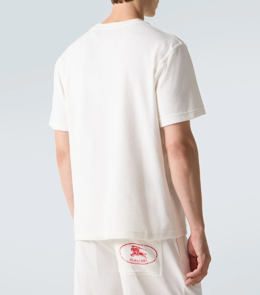 Burberry - Logo cotton-blend jersey T-shirt