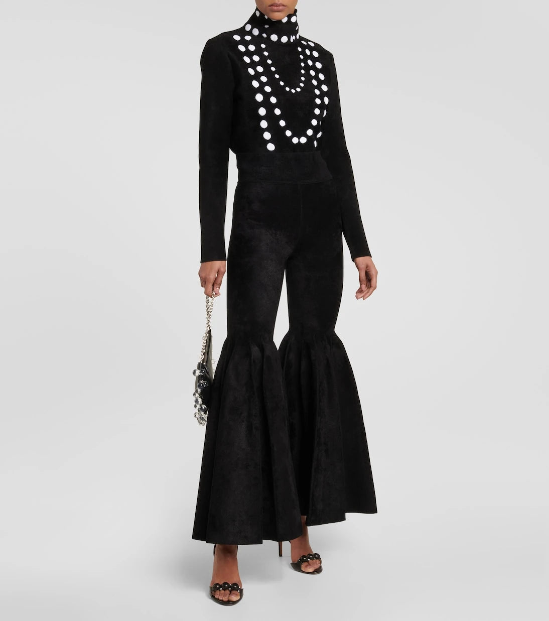 Alaïa - بدلة بودي مخمل شانيل جاكار