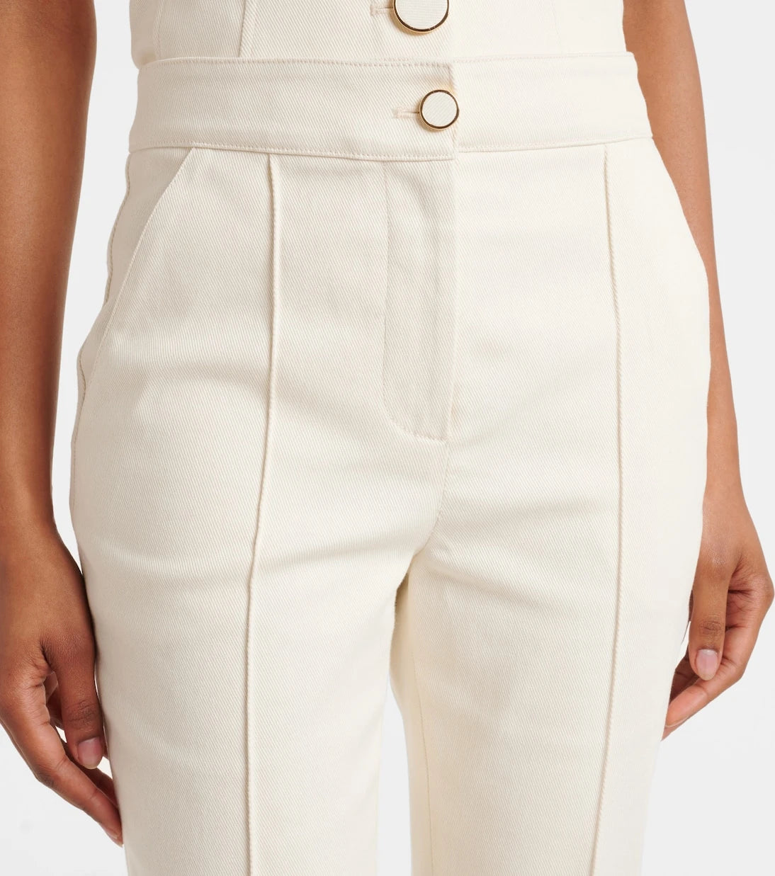 Veronica Beard - Kimra cotton-blend cropped straight pants