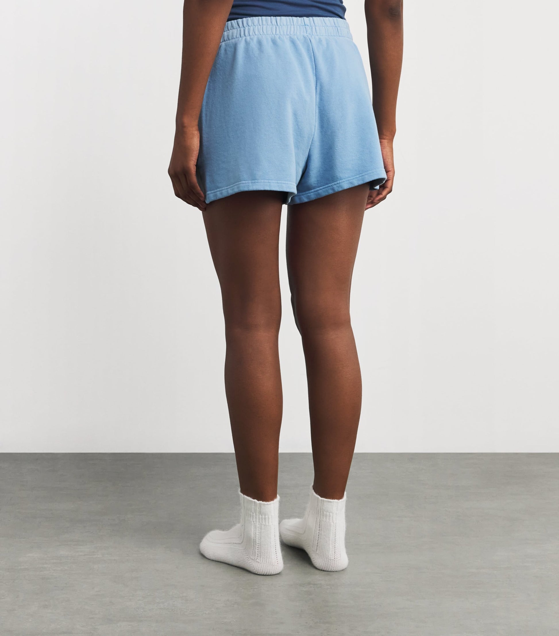 Skims Blue French Terry Shorts