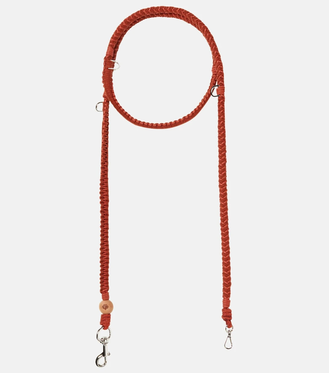 Loro Piana - Leather and cashmere-blend dog leash