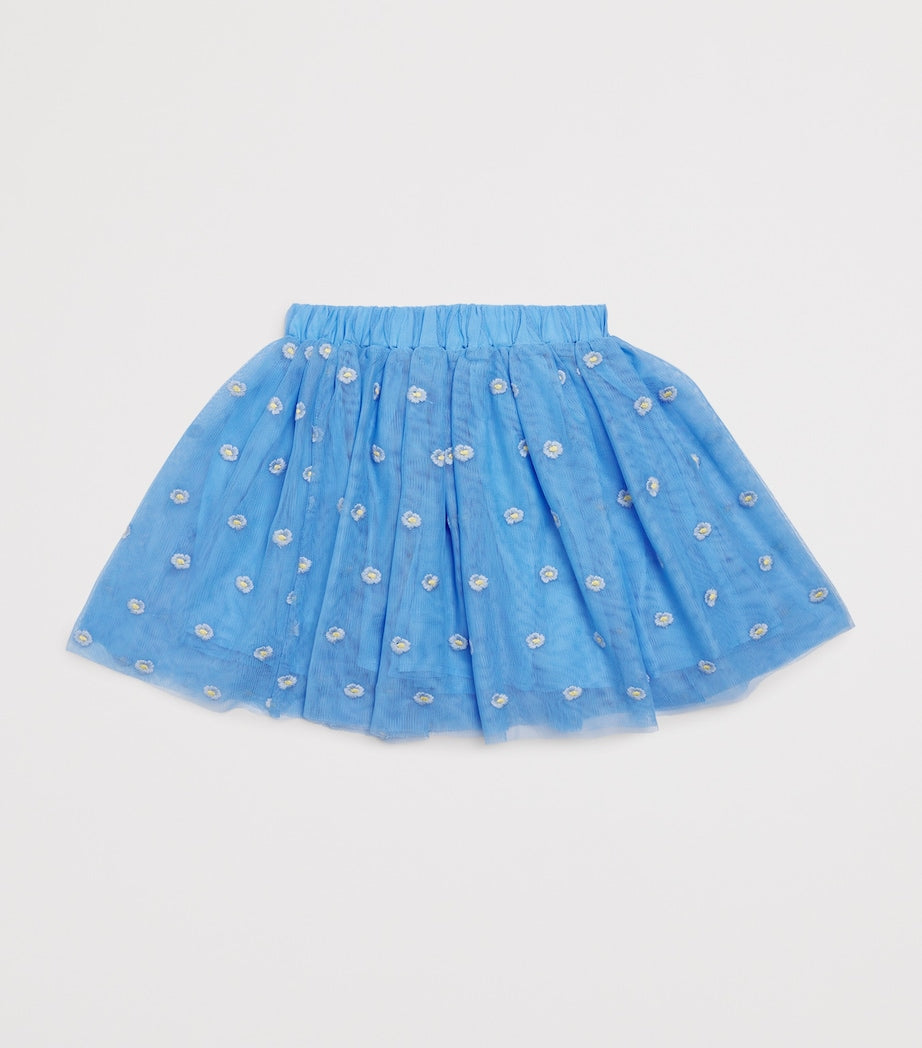 Stella McCartney Kids Tulle Embroidered Daisy Skirt (2-14 Years)