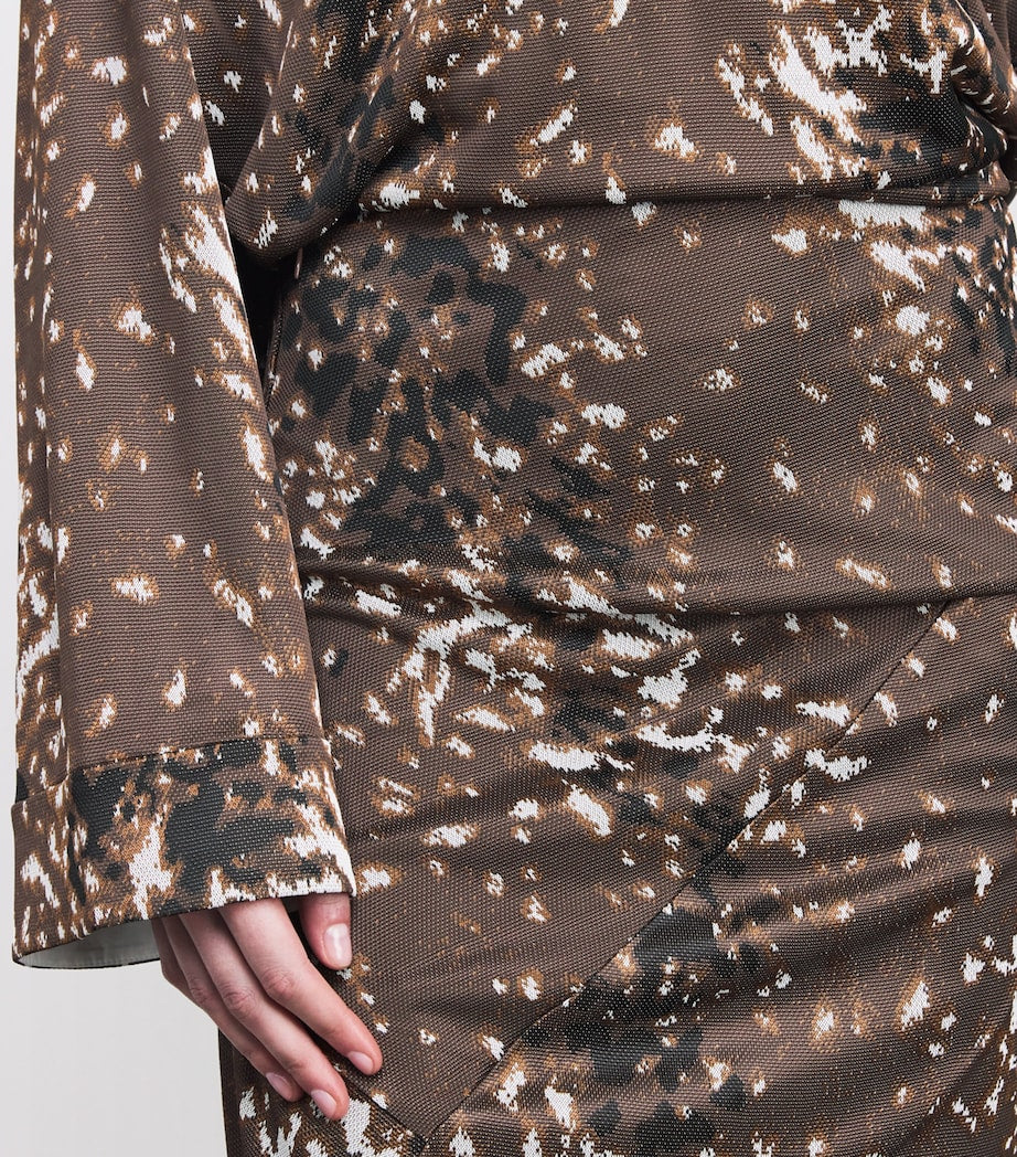 Fawn Print Maxi Dress