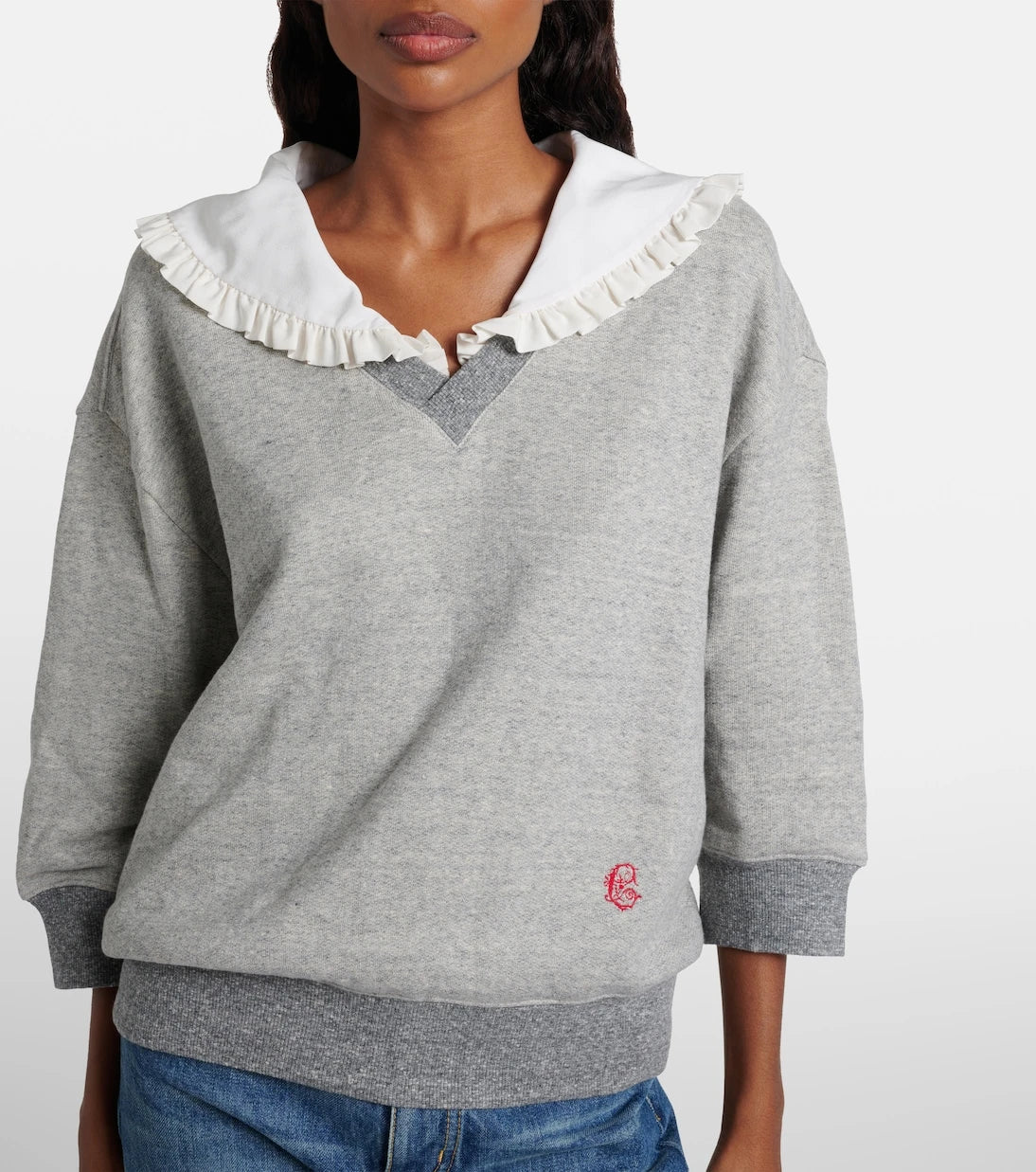 Chloé - Cotton-blend French Terry sweatshirt
