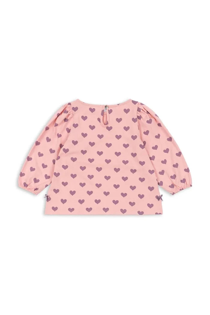 Детска памучна блуза Konges Sløjd DREY SLIT BLOUSE GOTS