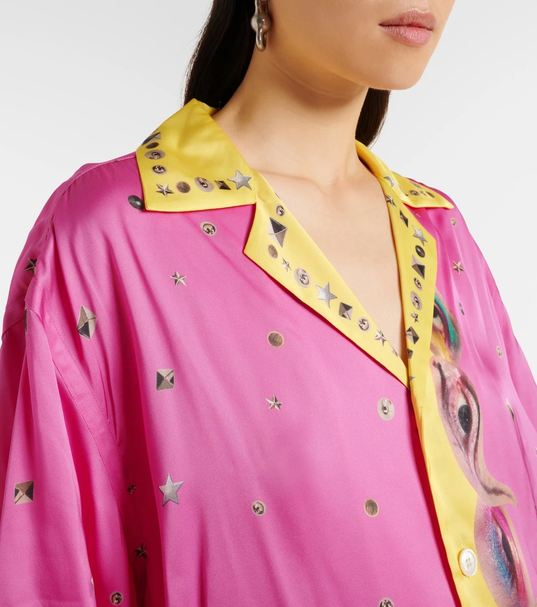 Acne Studios - Printed logo bowling shirt