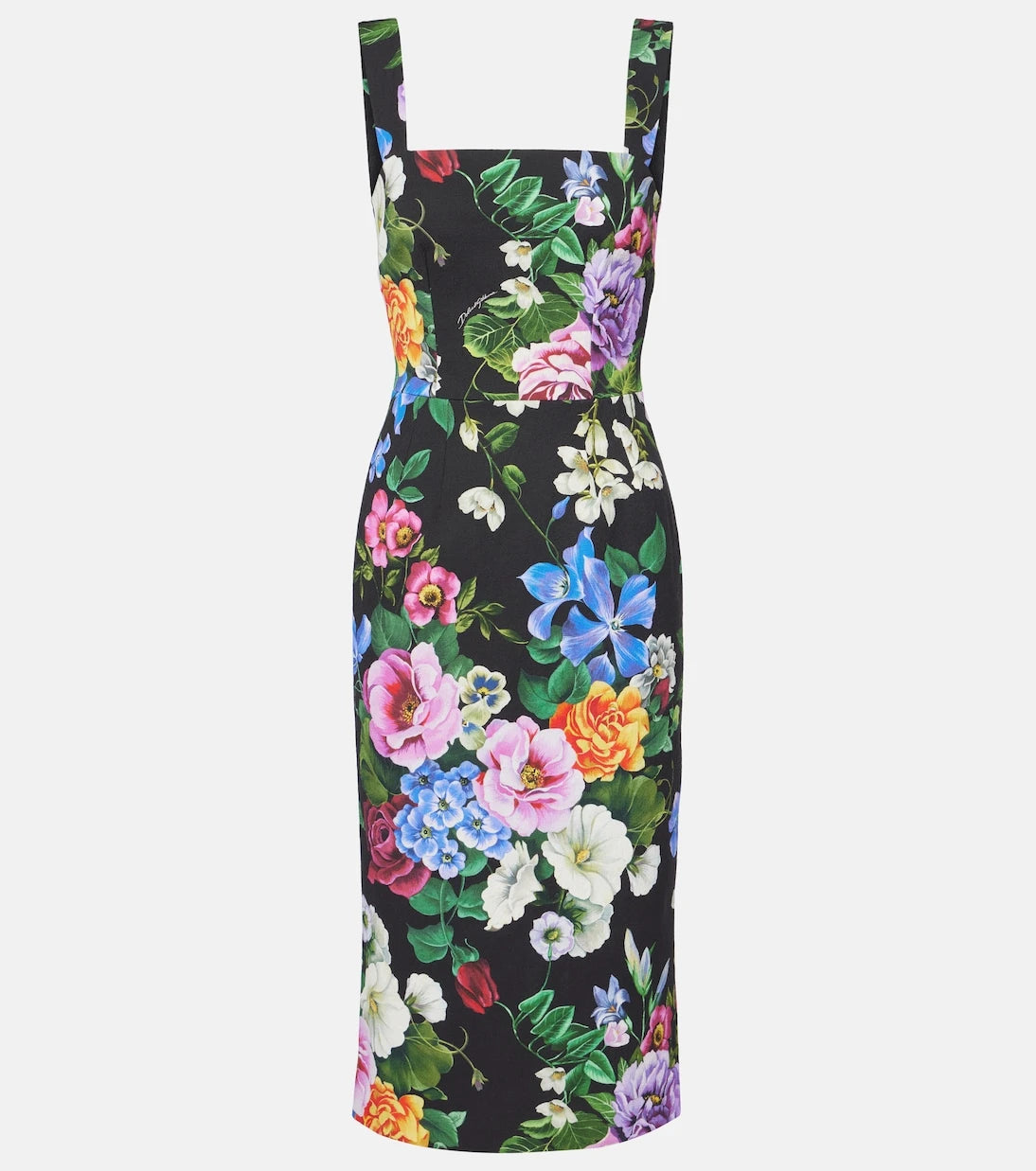 Dolce&Gabbana - Floral cotton-blend midi dress