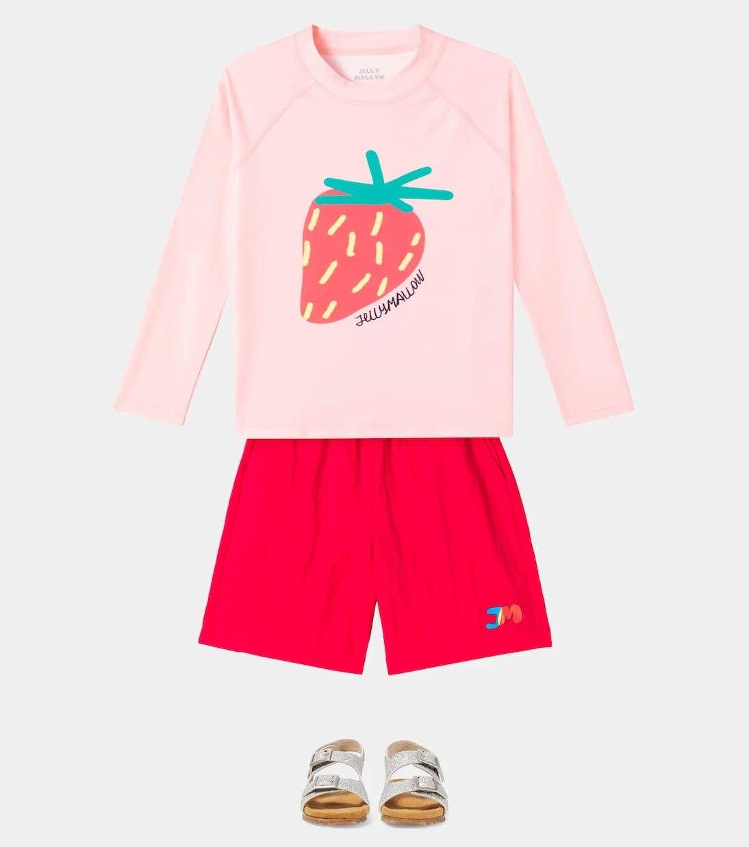 Jellymallow - Strawberry latte rashguard top