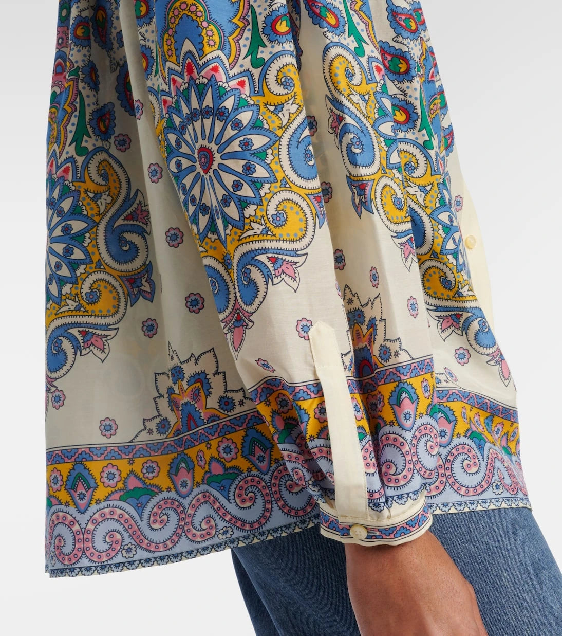 Etro - Paisley cotton and silk shirt