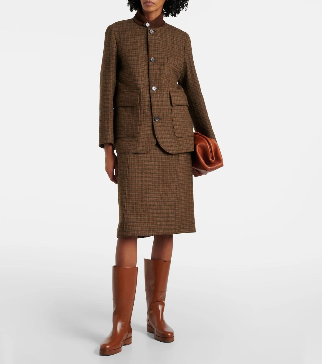 Loro Piana - Lupo leather knee-high boots