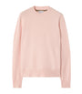 Pink Cashmere EKD-Embroidered Sweater
