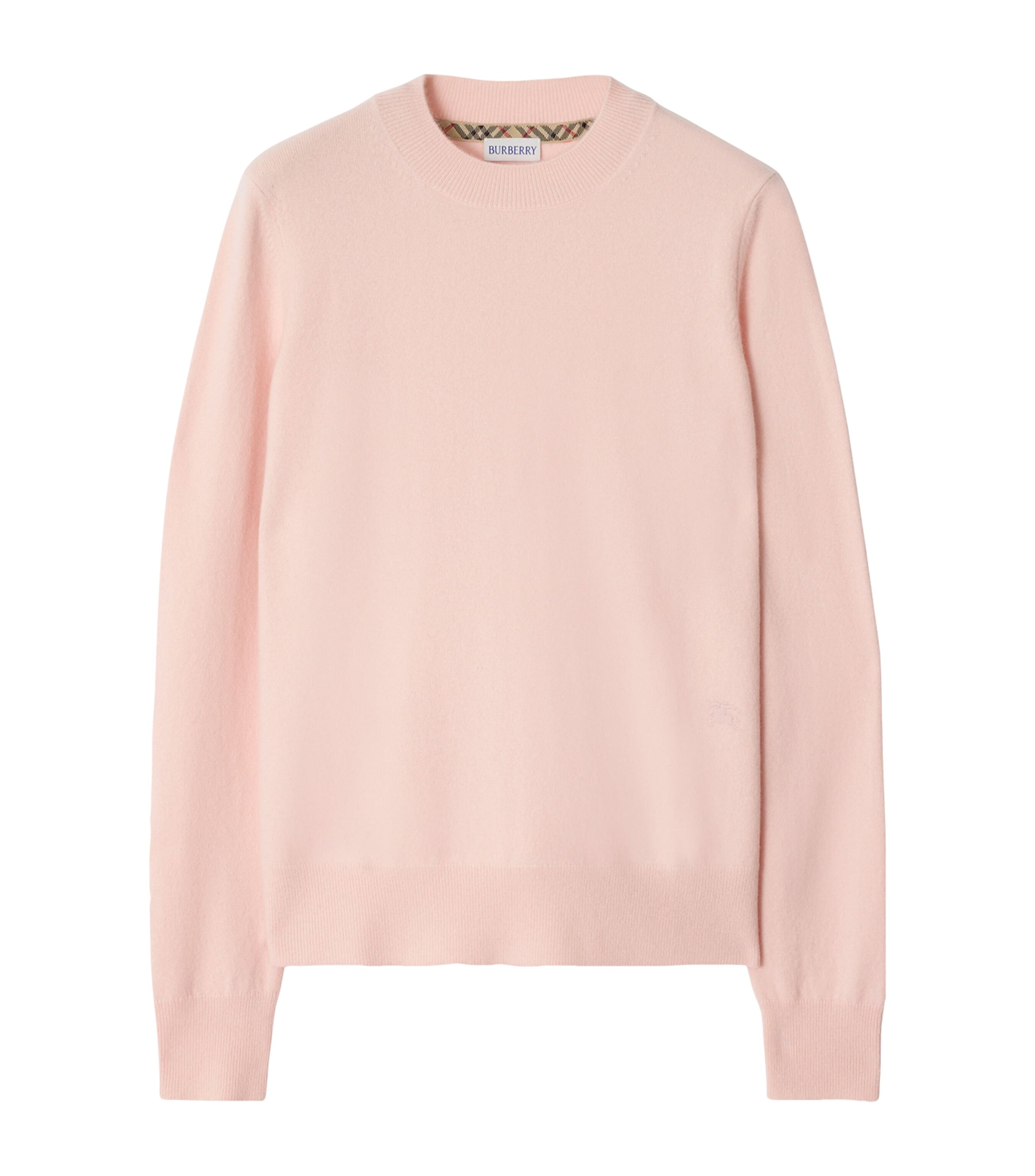 Pink Cashmere EKD-Embroidered Sweater