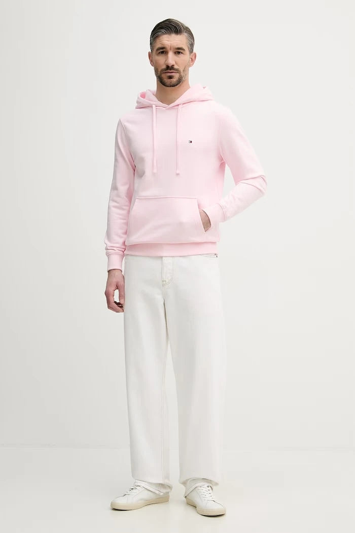 Tommy Hilfiger kapüşonlu erkek pamuklu sweatshirt