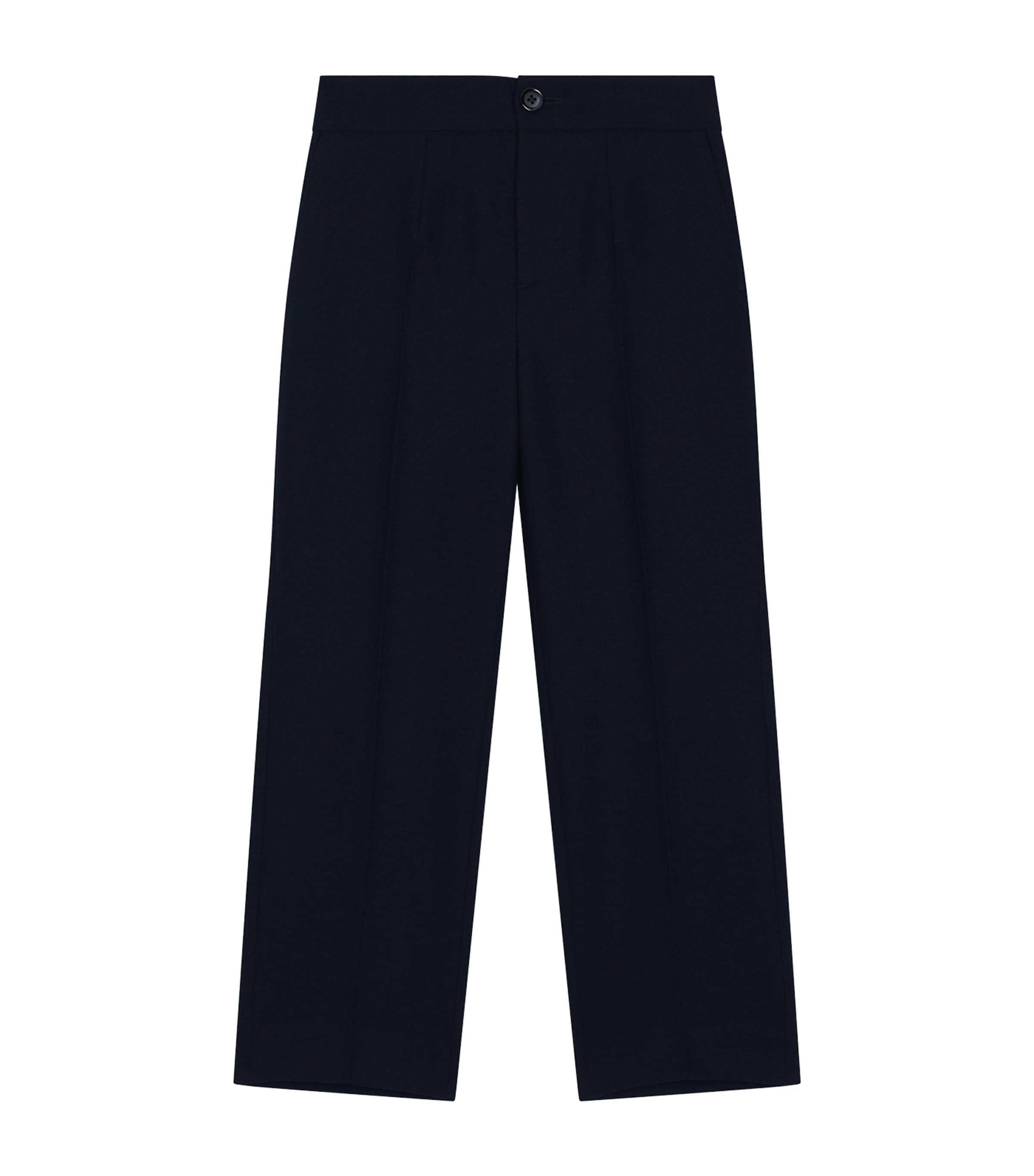 Dolce & Gabbana Kids Virgin Wool Canvas Trousers (8-12 Years)
