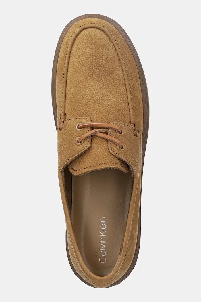 Calvin Klein Nubuk Mokasen HYBRID LACE UP BOAT NU