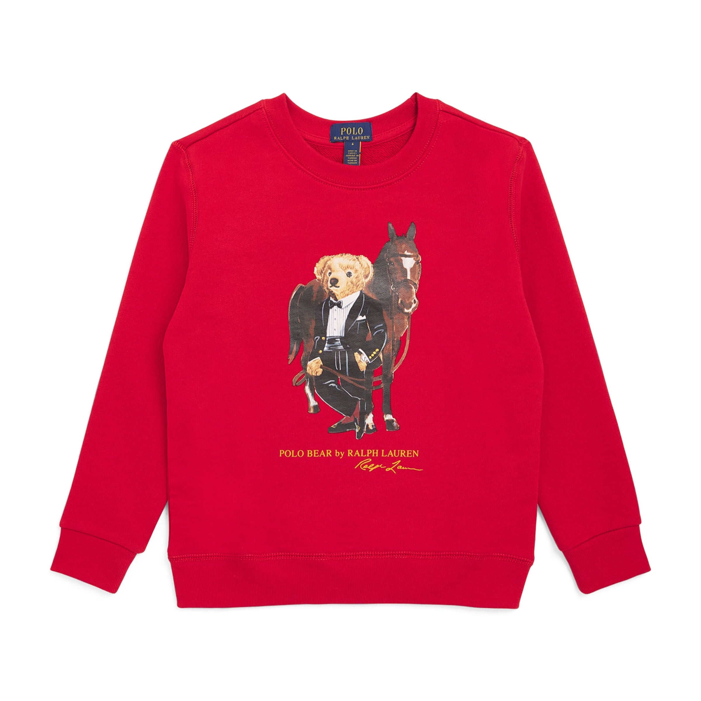 Ralph Lauren Kids Cotton Polo Bear Sweatshirt (6-14 Years)