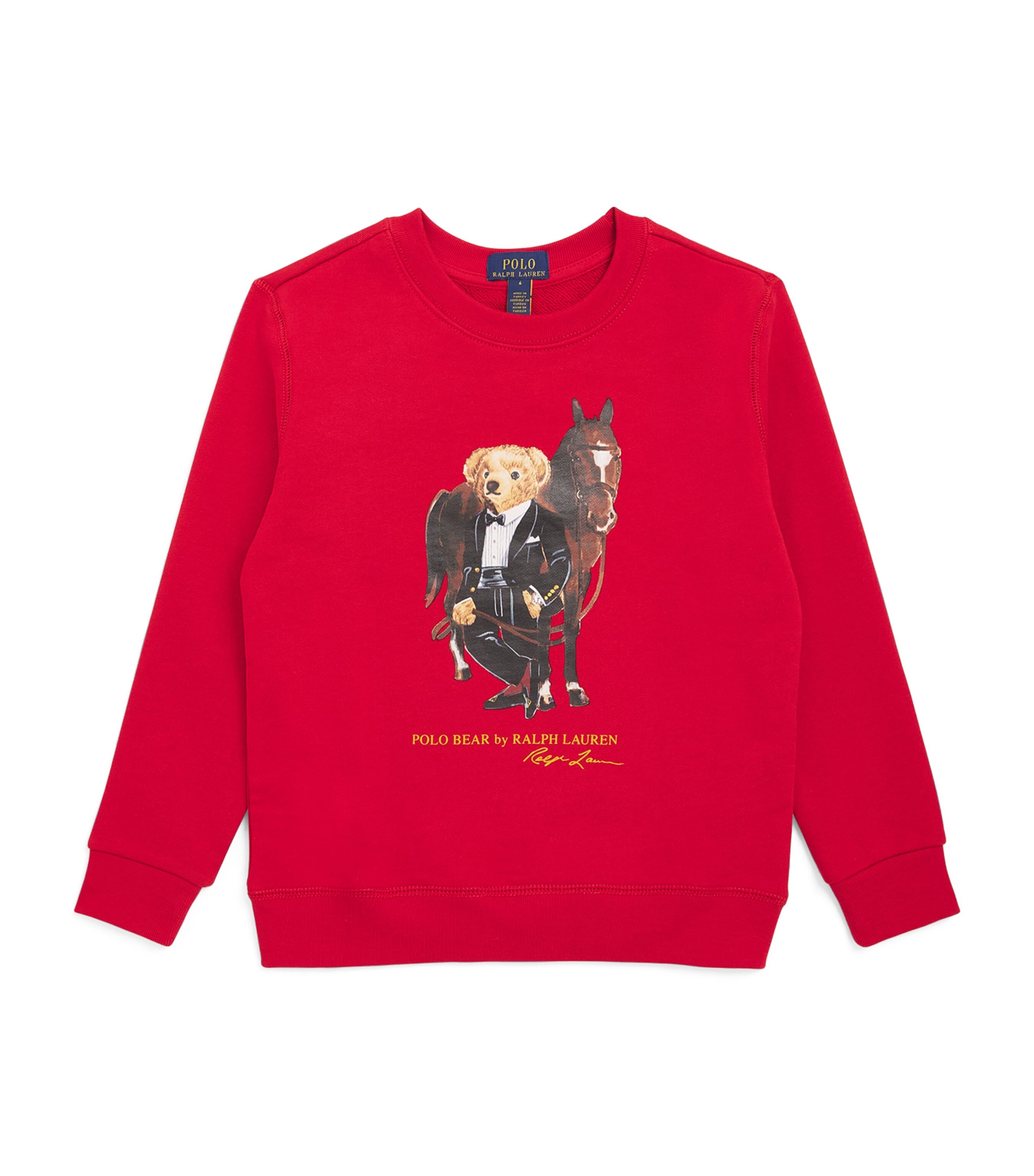 Ralph Lauren Kids Cotton Polo Bear Sweatshirt (6-14 Years)