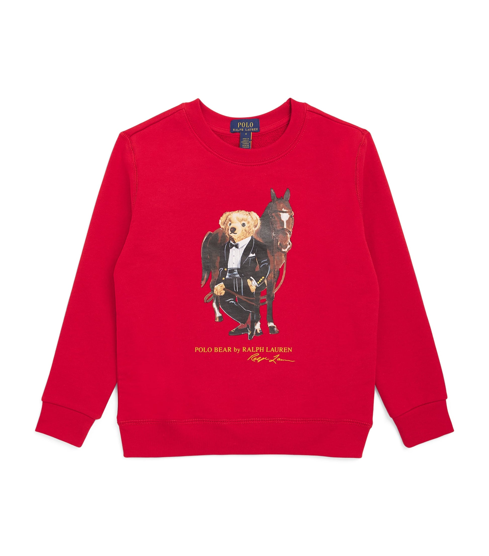 Ralph Lauren Kids Cotton Polo Bear Sweatshirt (2-7 Years)