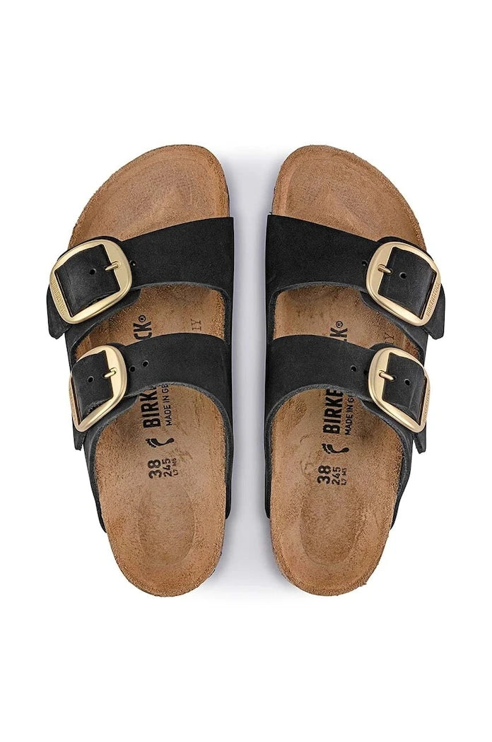 Nubuk Birkenstock Arizona Big Buckle Terlik