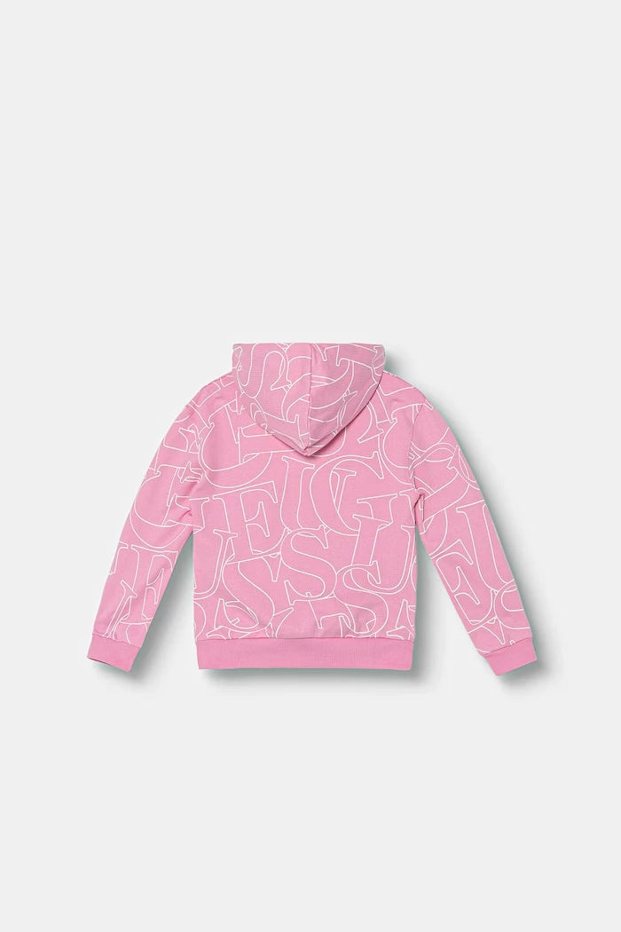 Guess суичър с качулка за деца от памук