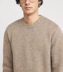 Eleventy Grey Wool Crew-Neck Sweater
