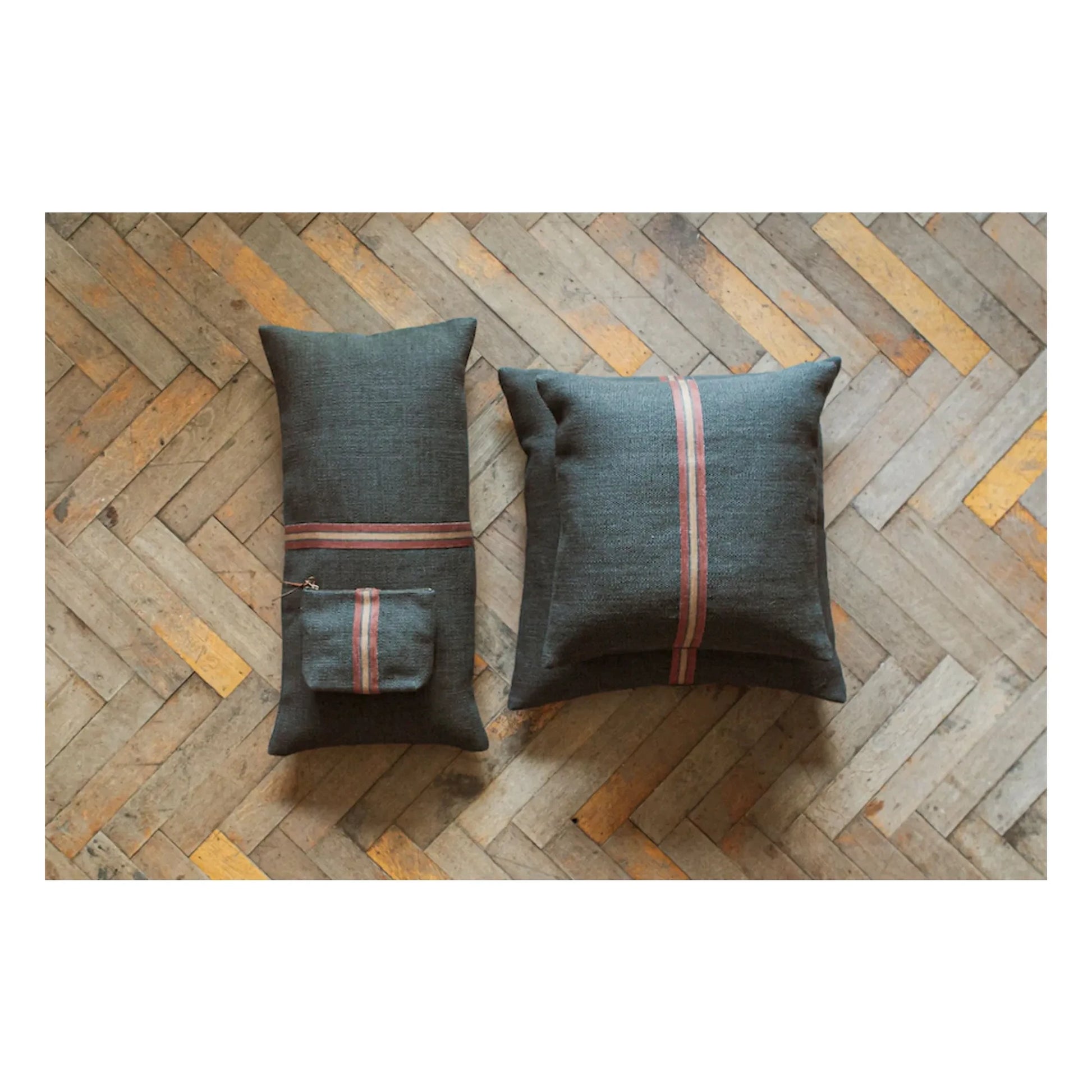 Libeco - Jasper cushion cover | Charcoal grey