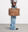 Balenciaga Brown Medium Leather Le City Top-Handle Bag
