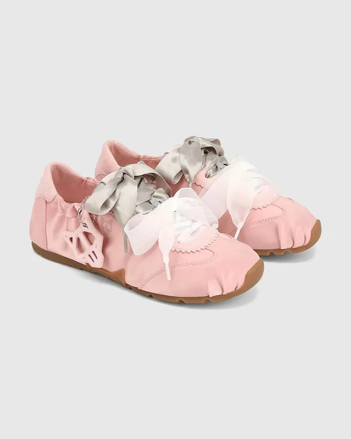 Naked Wolfe Adorable Pink Satin маратонки дамски