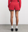 Red Beverly Hills Crest Sweatshorts