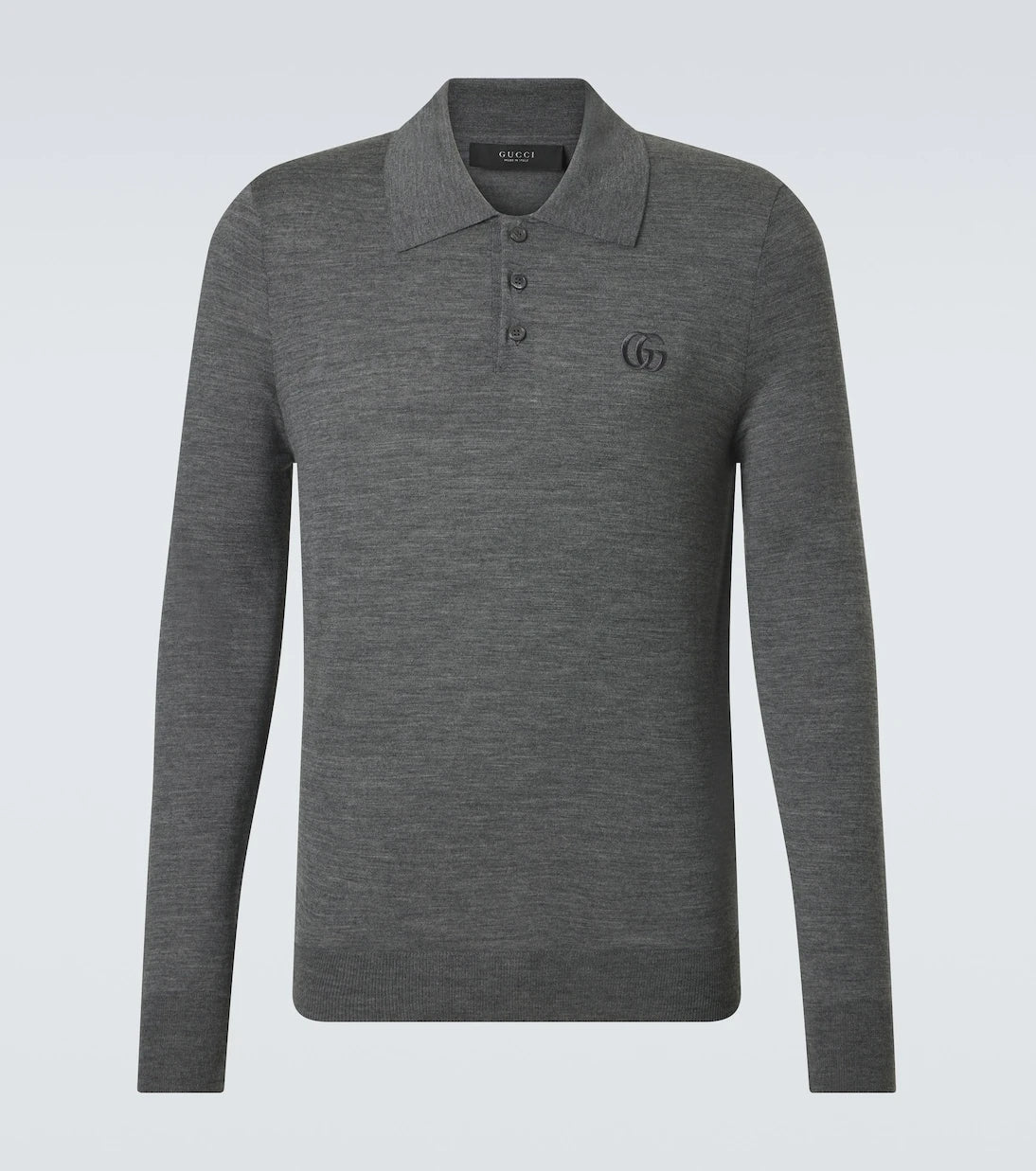 Gucci - Double G wool polo sweater